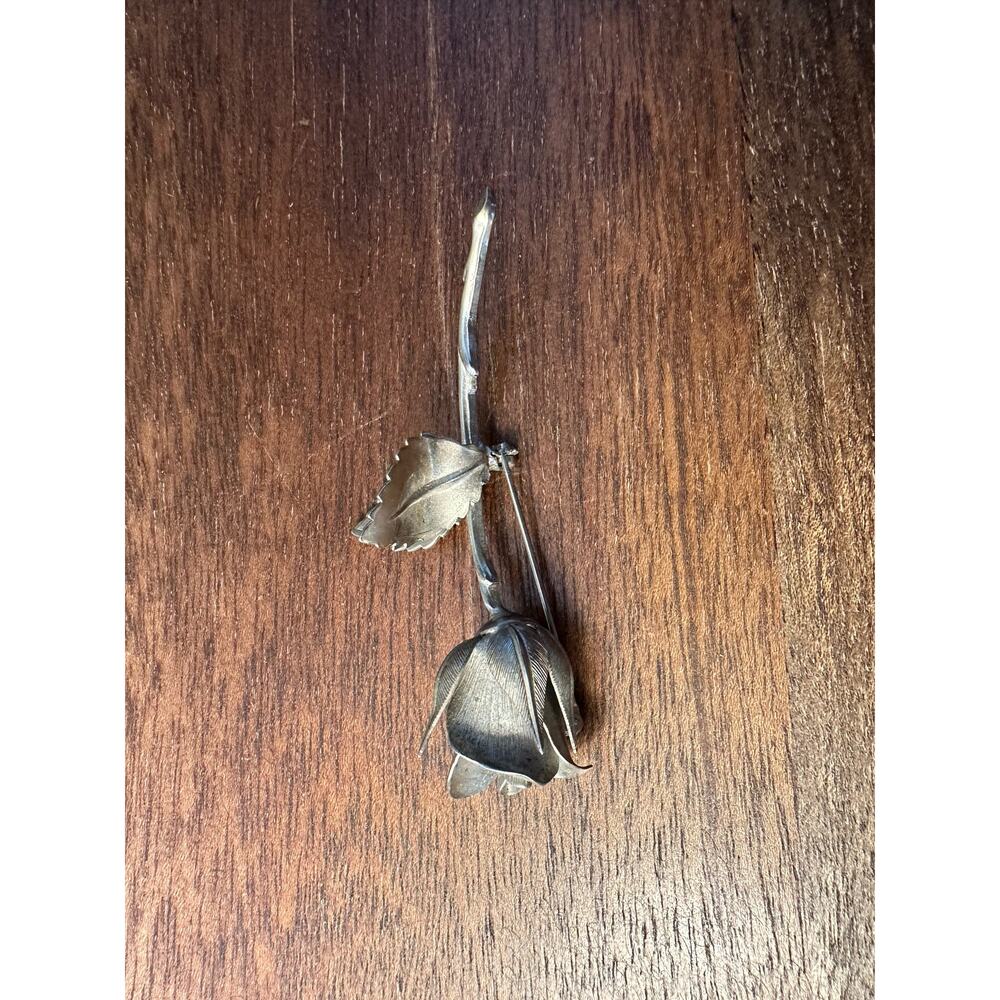 Vintage rose brooch Giovanni
